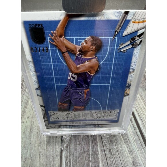 2023-24 Topps Three Architects Kevin Durant 3/49 #ARCH-2 Phoenix Suns - Picture 5 of 11